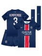 Paris Saint-Germain Presnel Kimpembe #3 Replika Hemmakläder Barn 2024-25 Kortärmad (+ byxor)